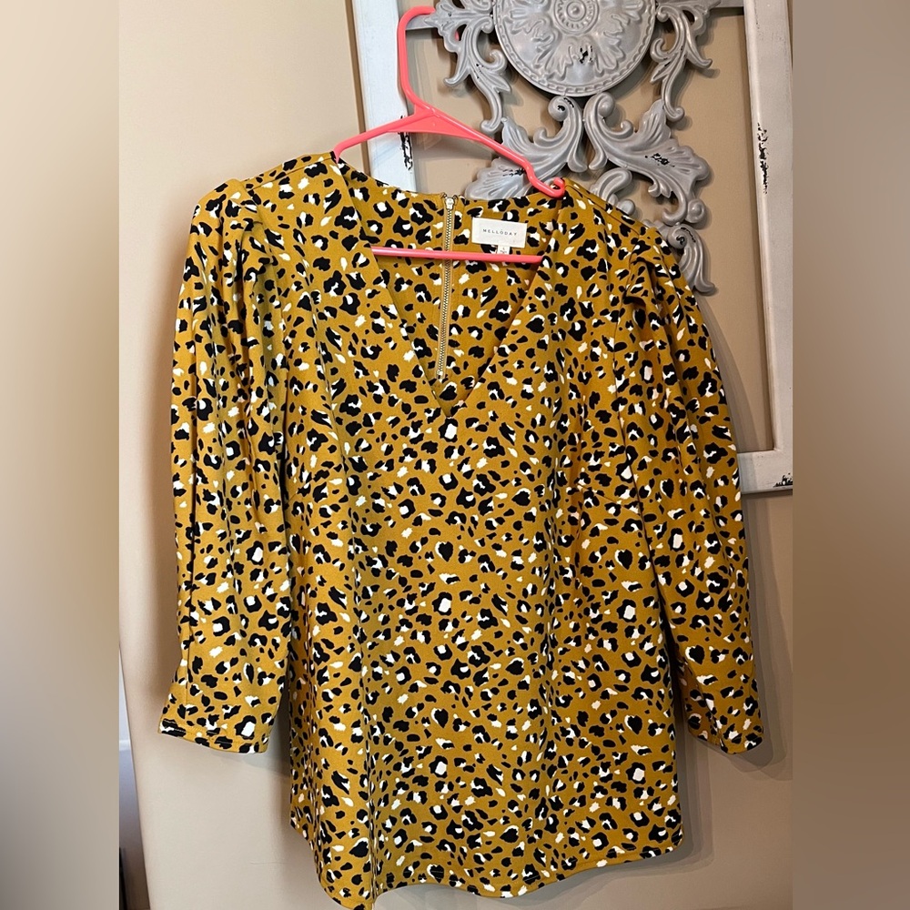 Melloday animal print top